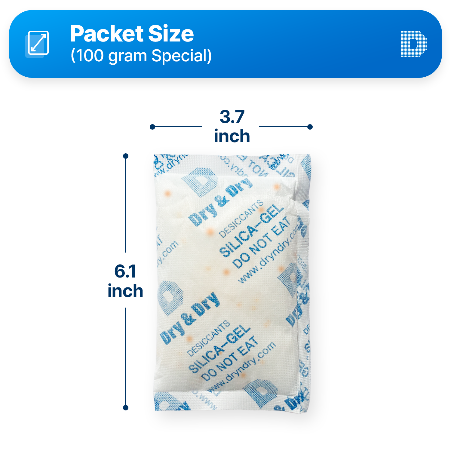 100 Gram SPECIAL Orange Indicating Packets