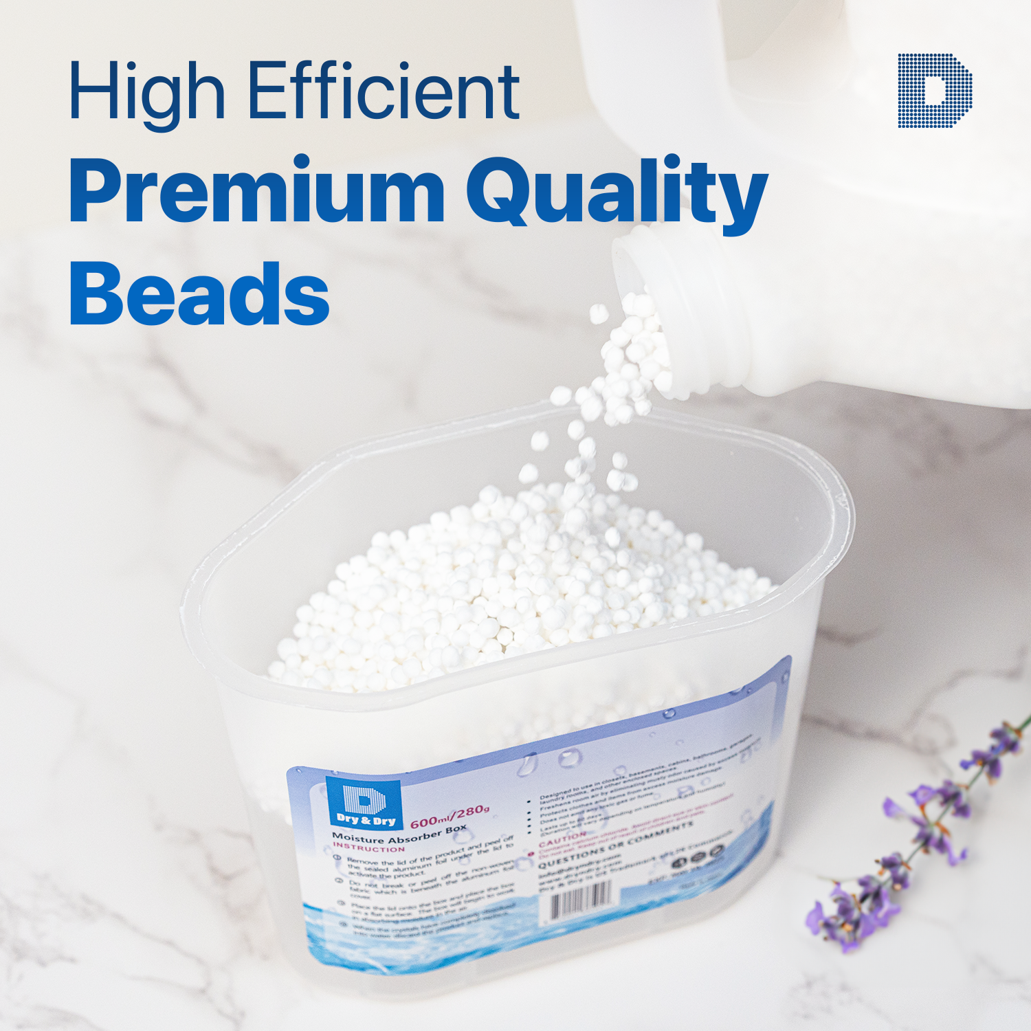 Moisture Absorbers Refill Beads (NET 16 LBS)