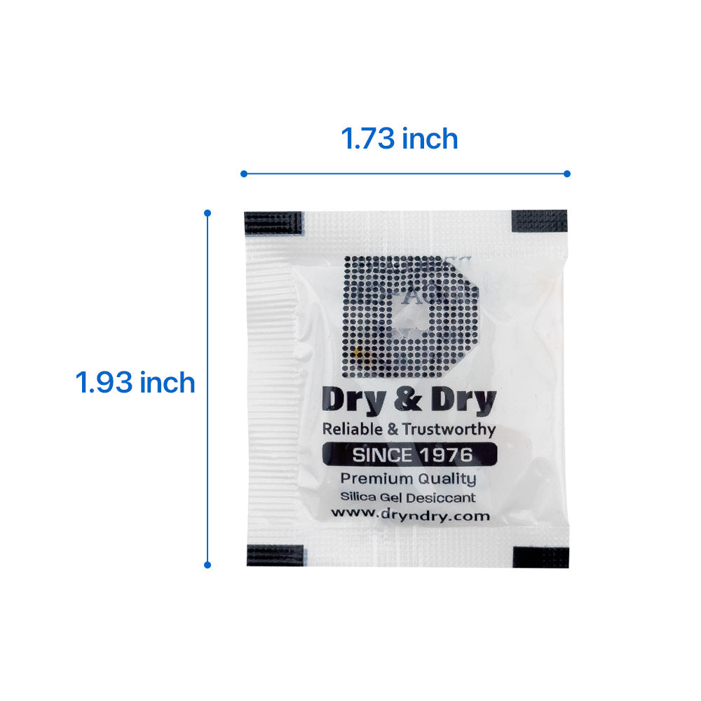 2 Gram Continuous Packets (3,000 Packets / Roll) - Orange Indicating Clear Plastic Packets(PET)