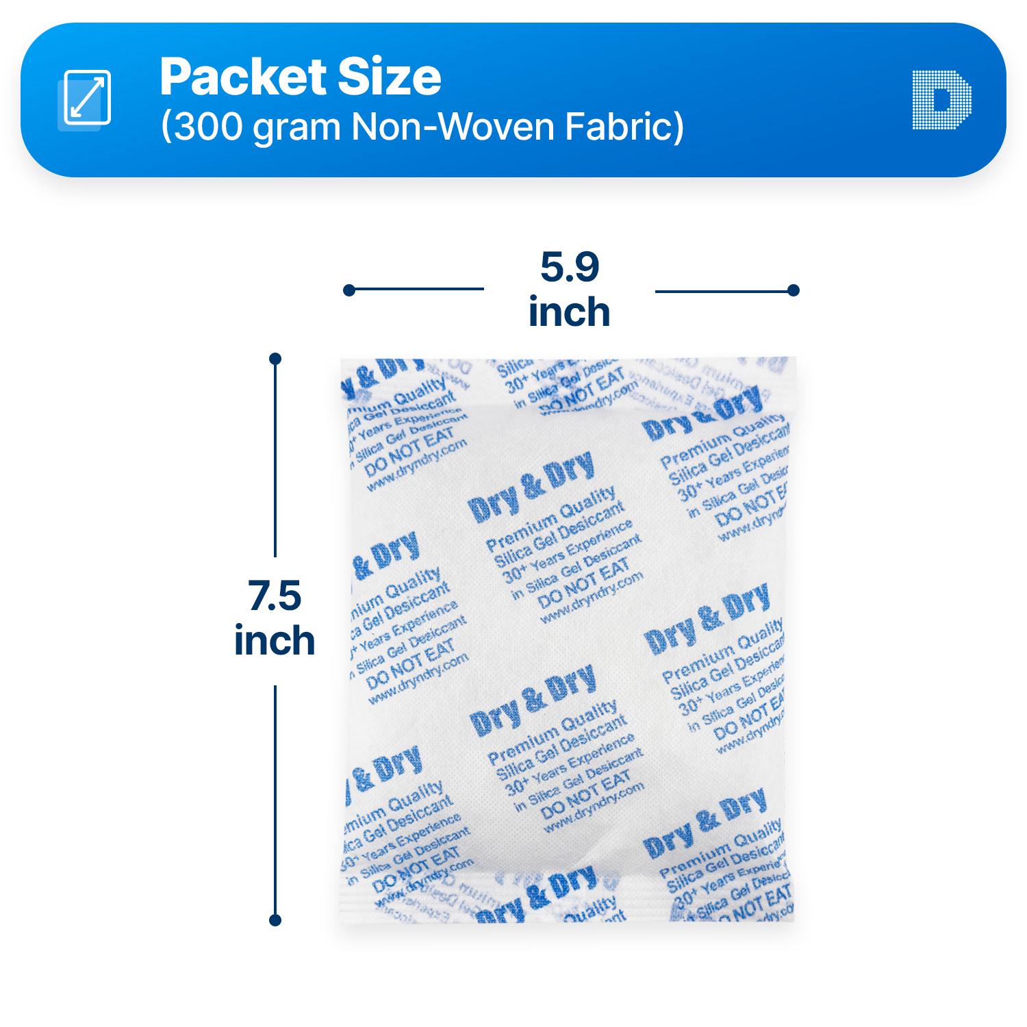 300 Gram Non-Woven Fabric(Cloth) Packets
