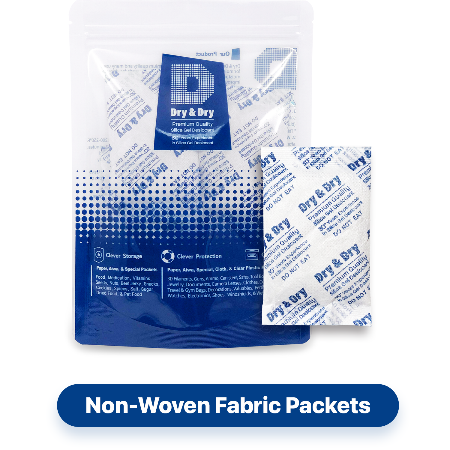 30 Gram Non-Woven Fabric(Cloth) Packets