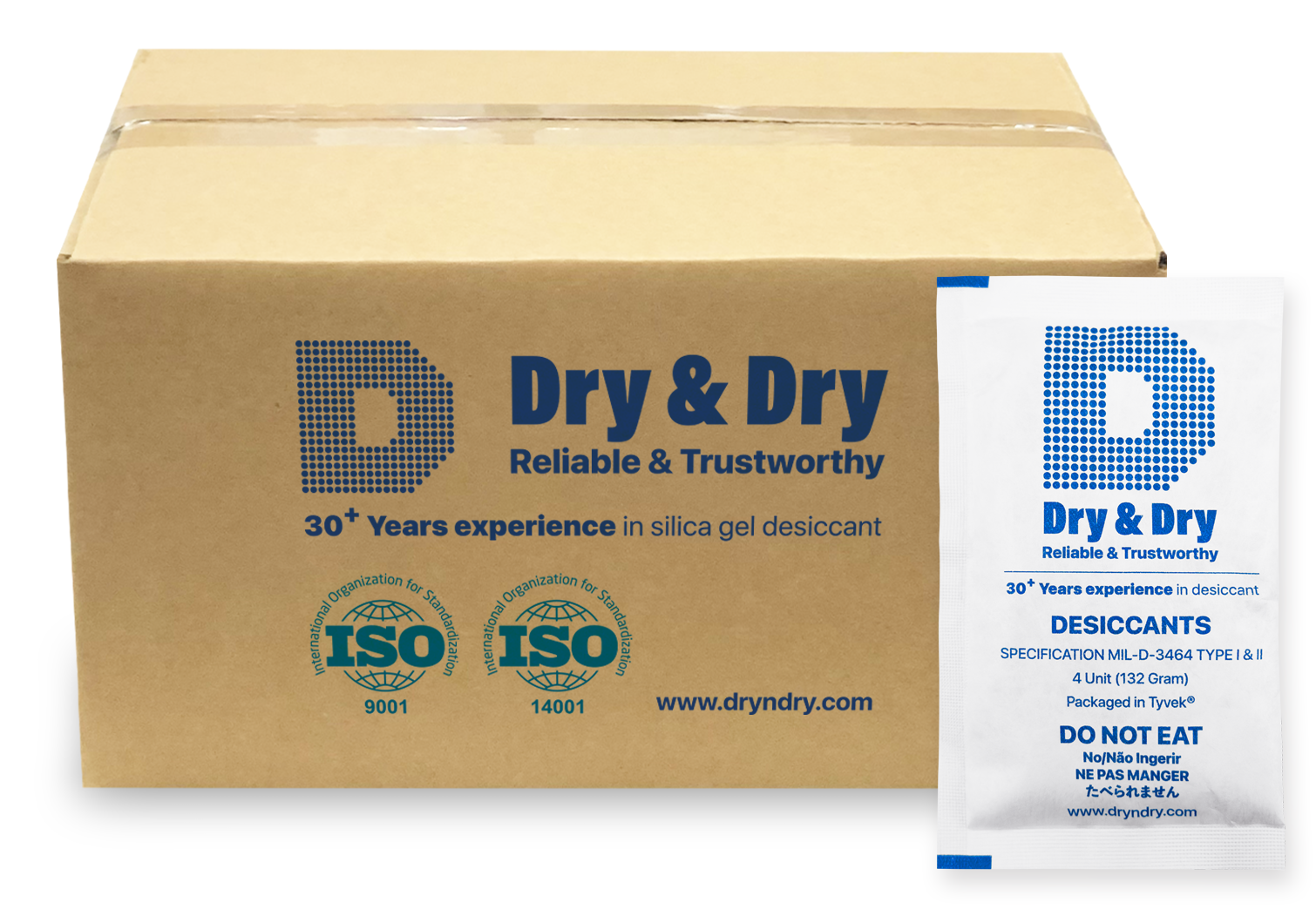 4 Unit(132 Gram) Clay Desiccants Packets