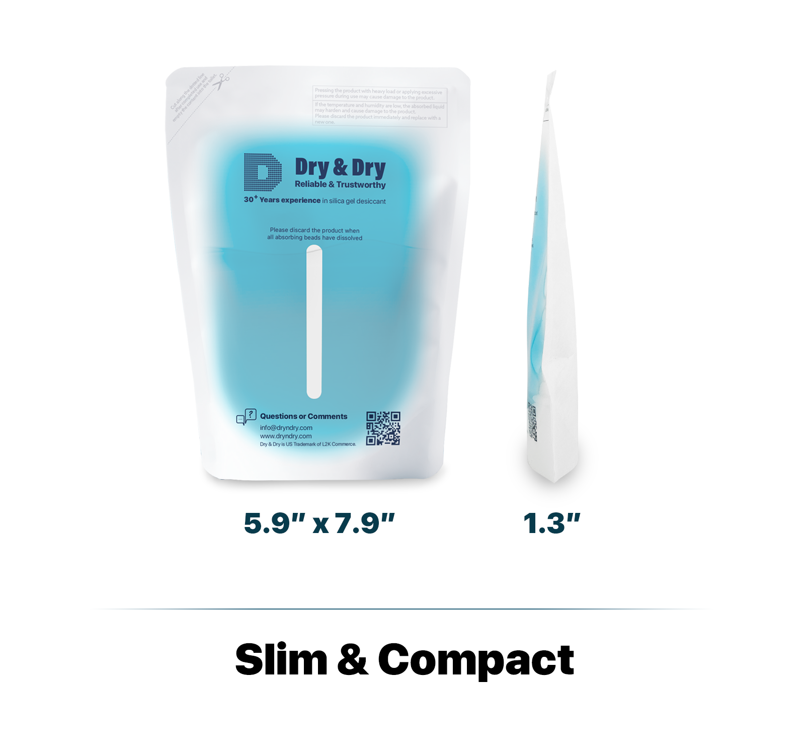 Dry & Dry 85 Packs Premium Standing or Hanging Hybrid Moisture Absorbers