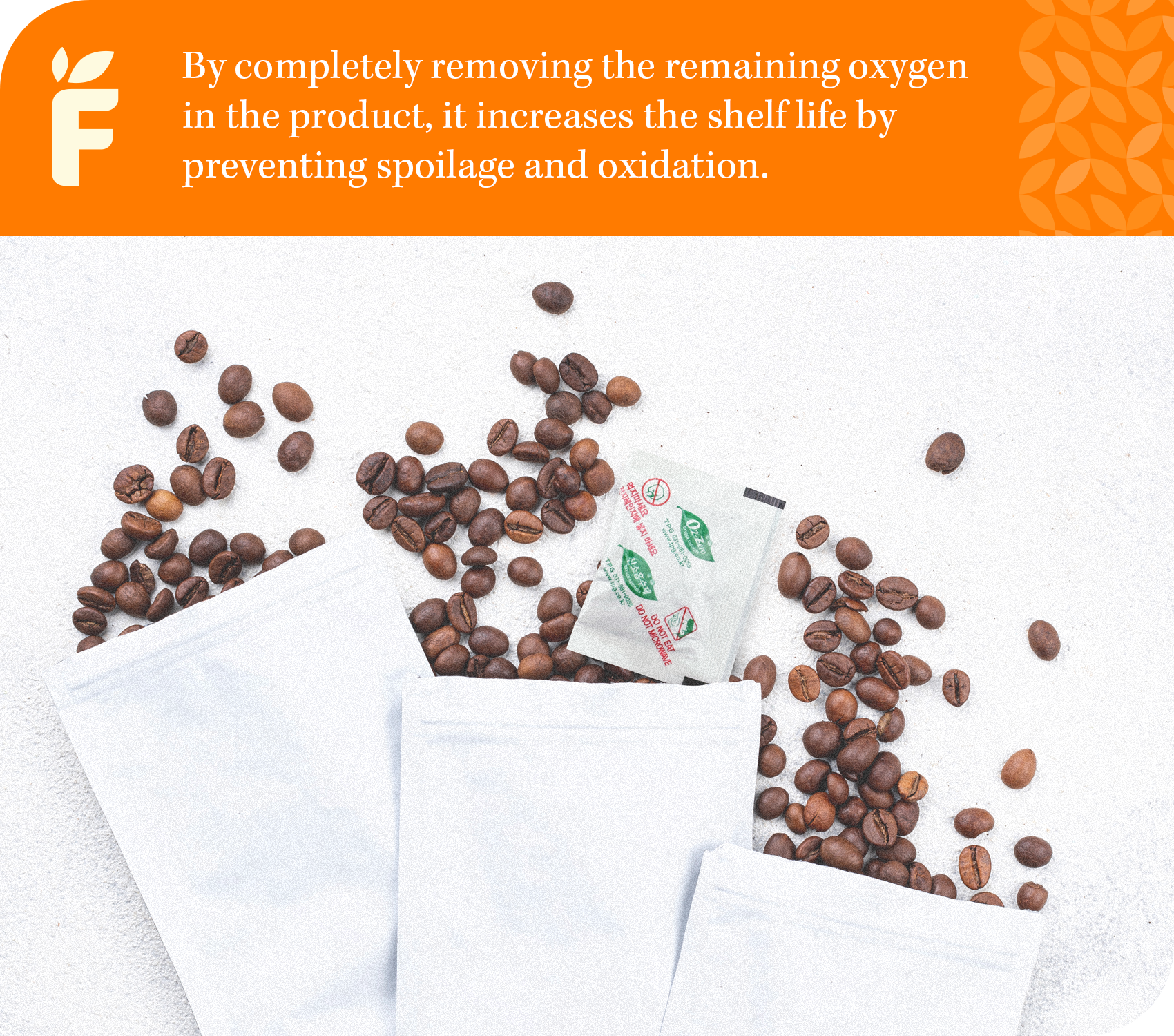 100cc Premium Oxygen Absorbers - 6,000 Packets (250 Packets / Bag)