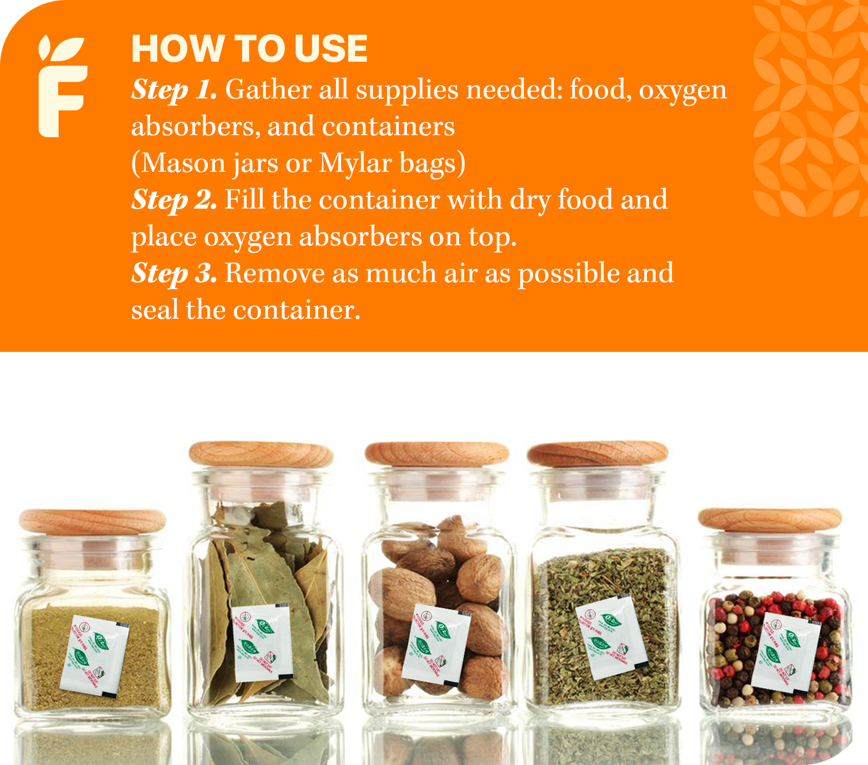 100cc Premium Oxygen Absorbers - 500 Packets (250 Packets / Bag)