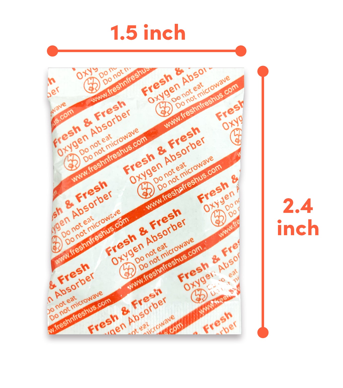 100cc Premium Oxygen Absorbers - 3,000 Packets (150 Packets / Bag)