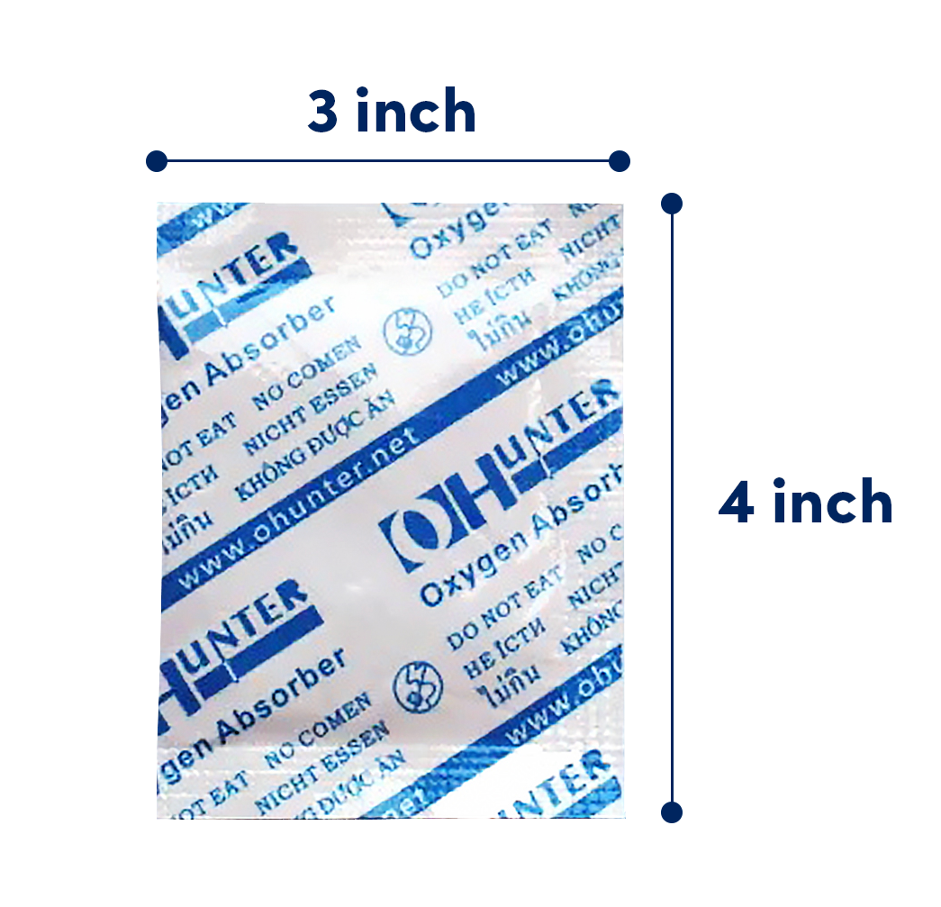 2000cc Premium Oxygen Absorbers - 300 Packets (15 Packets / Bag)