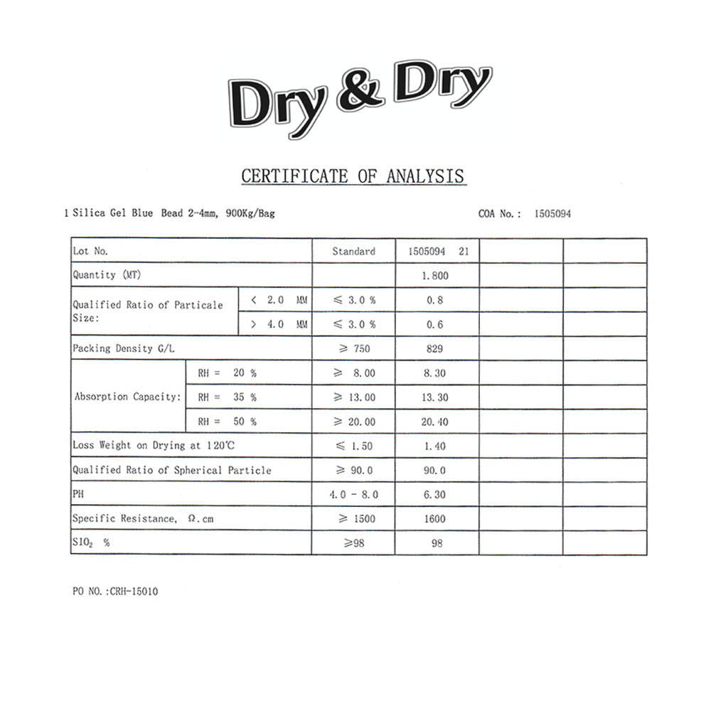 1 Gallon(7.5 LBS) "Dry & Dry" Premium Blue Indicating Silica Gel Desiccant Beads(3-5 mm)