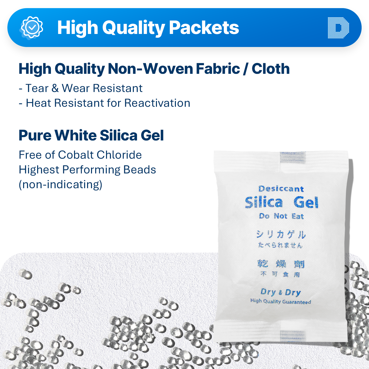 200 Gram Non-Woven Fabric(Cloth) Packets