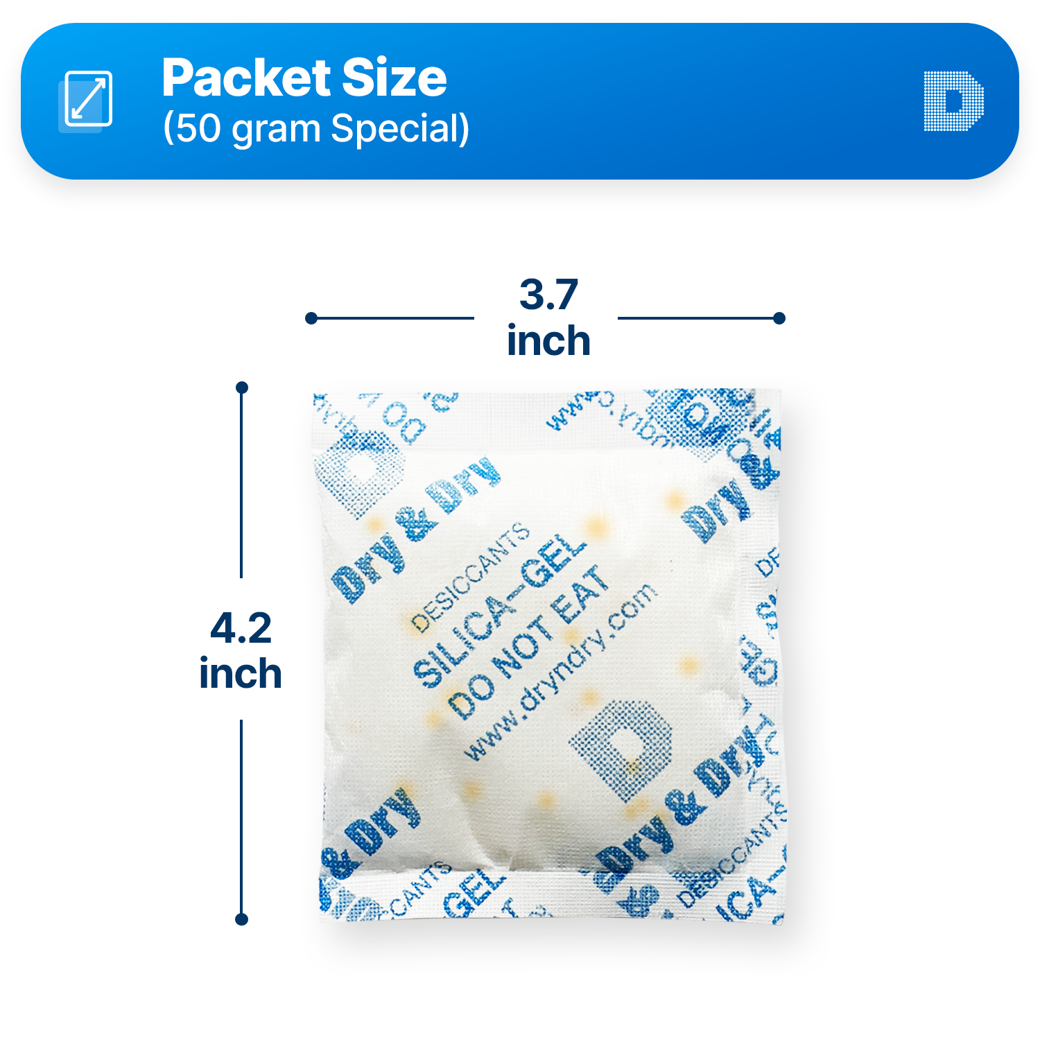 50 Gram SPECIAL Orange Indicating Packets