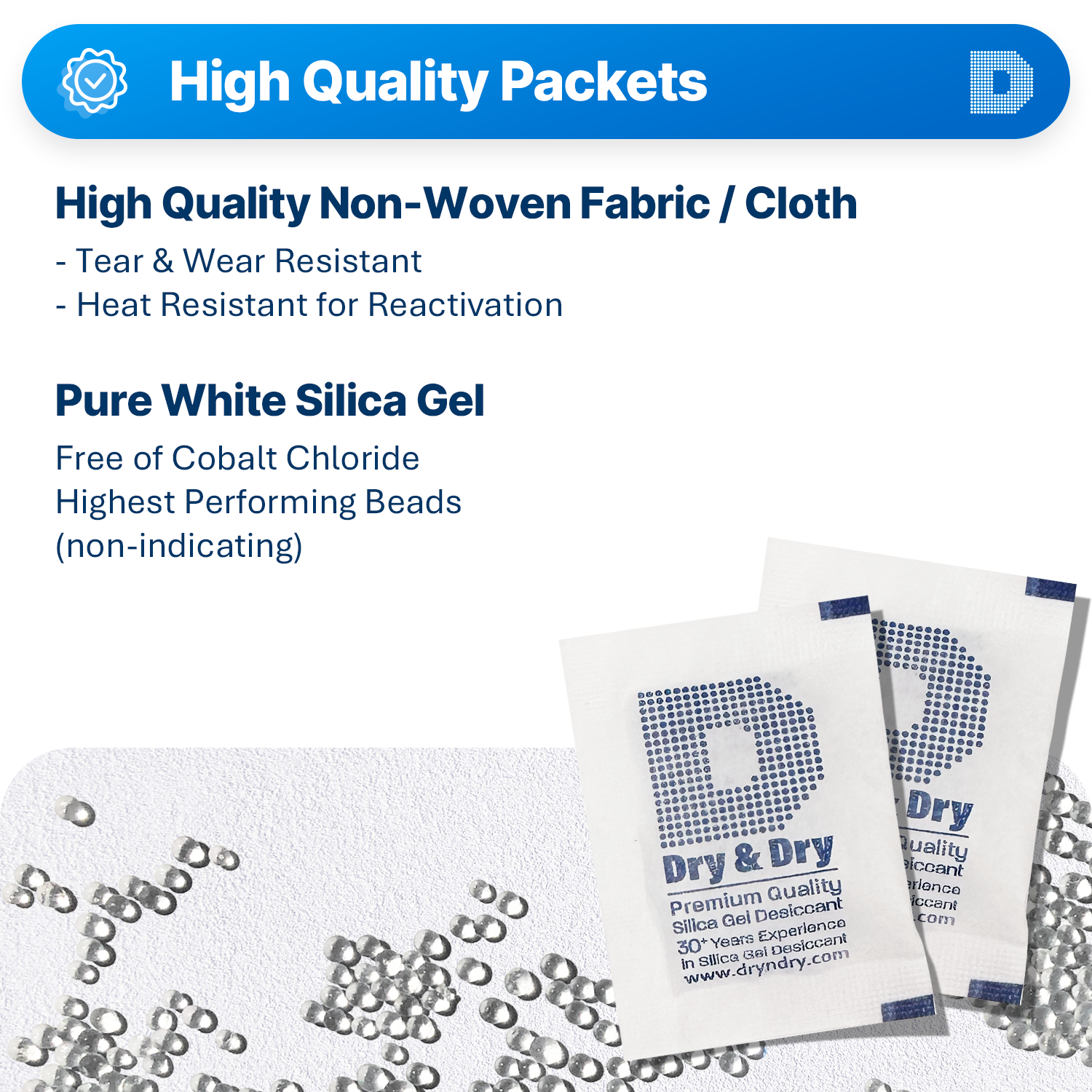 5 Gram Non-Woven Fabric(Cloth) Packets