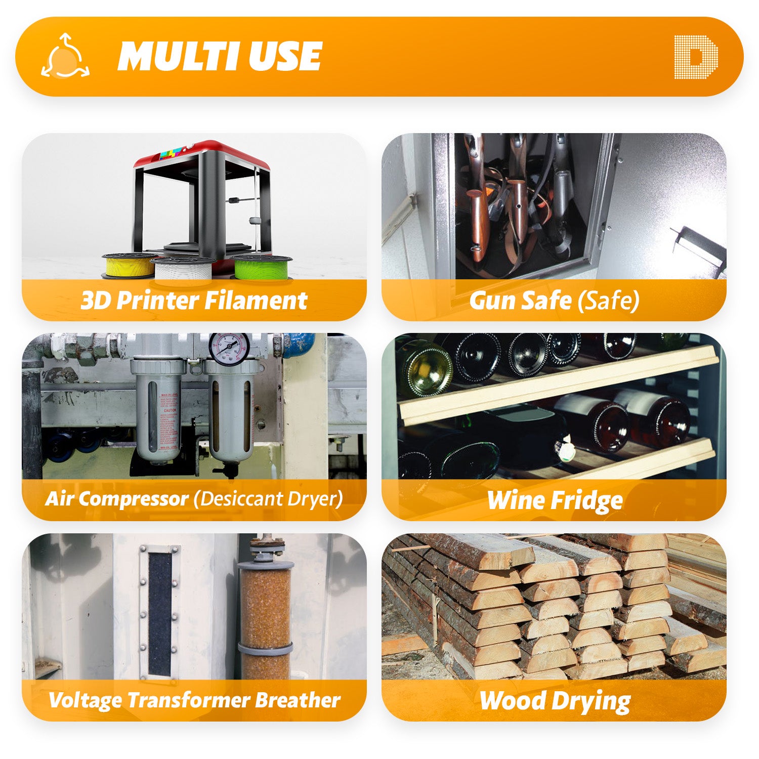 Dry & Dry Premium Activated Alumina Desiccant - 3 LBS