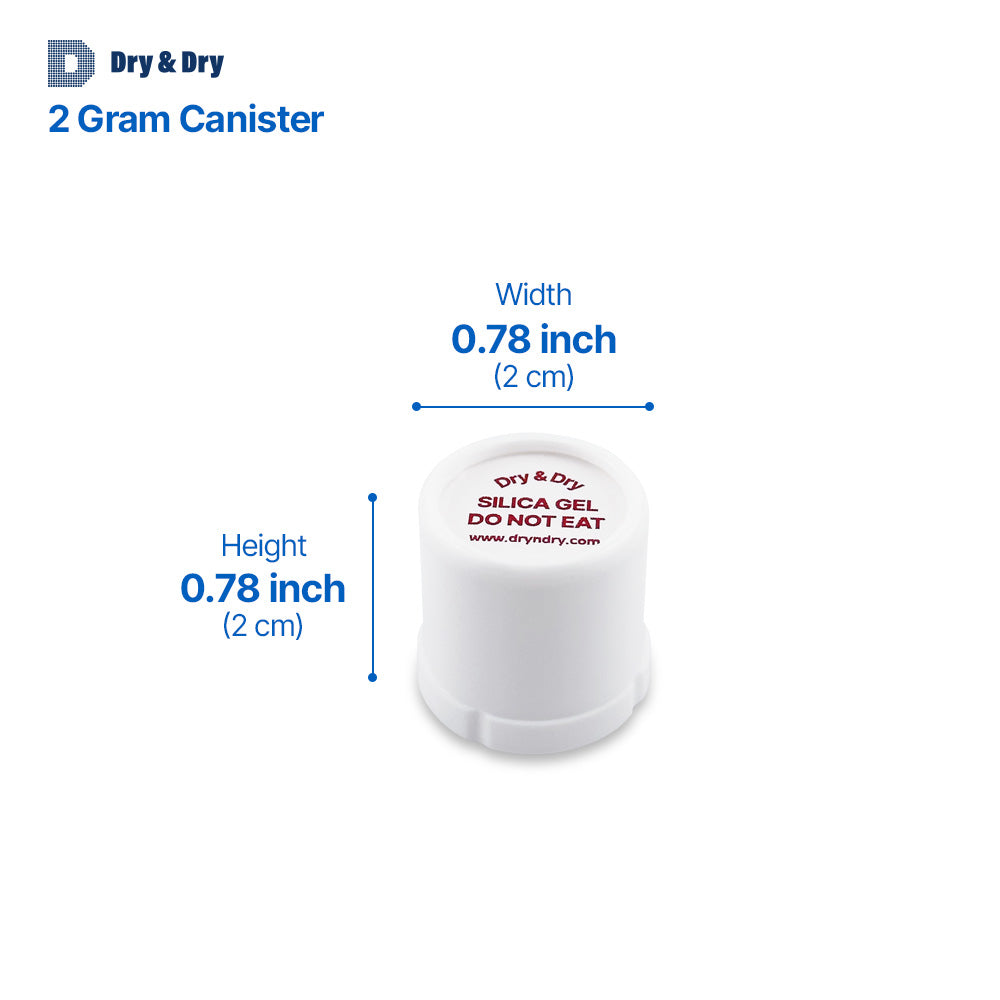 2 Gram Desiccant Canister [5,000 pack]