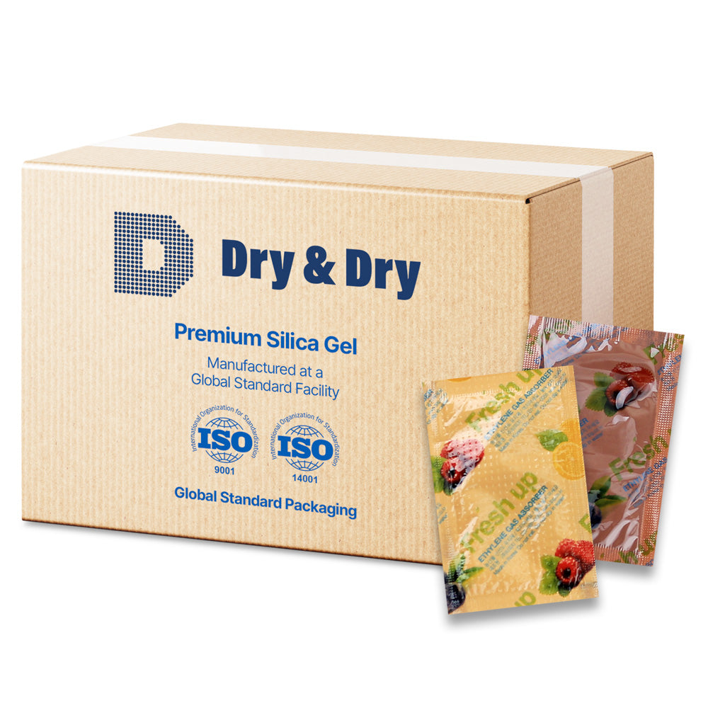 Fresh & Fresh 5 Gram (2100 Pack) Premium Ethylene Gas Absorber – Easy to and Ready to use packets – Extends Freshness of Fruits, Vegetables, and Flowers