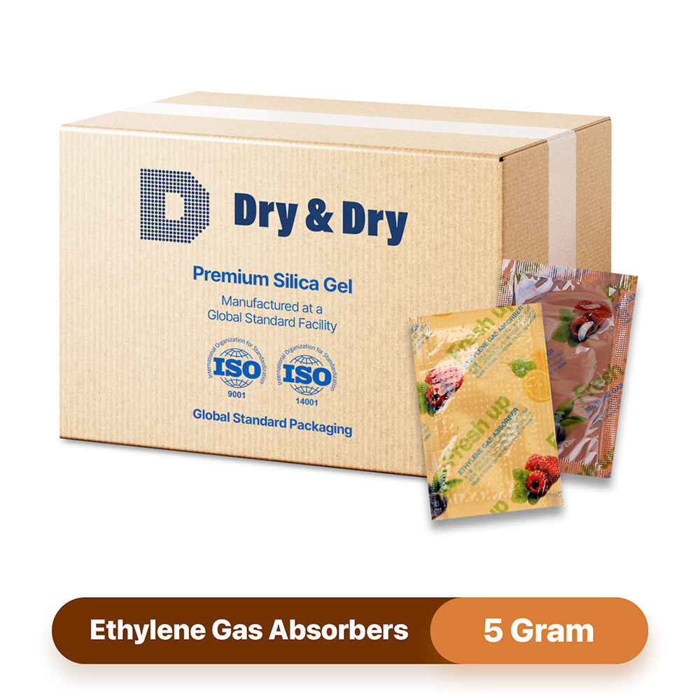 Fresh & Fresh 5 Gram (2100 Pack) Premium Ethylene Gas Absorber – Easy to and Ready to use packets – Extends Freshness of Fruits, Vegetables, and Flowers