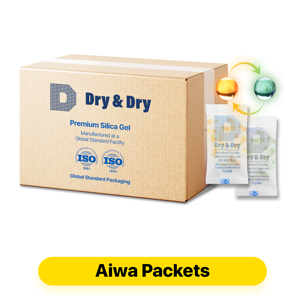 1 Gram [12,000 packets] Aiwa Orange Indicating Packets - FDA Compliant