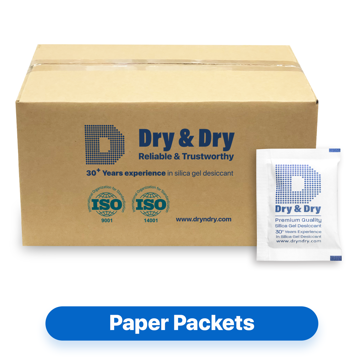 10 Gram [1,600 Packets] Premium Silica Gel Desiccant Packets - Rechargeable Paper(FDA Compliant)