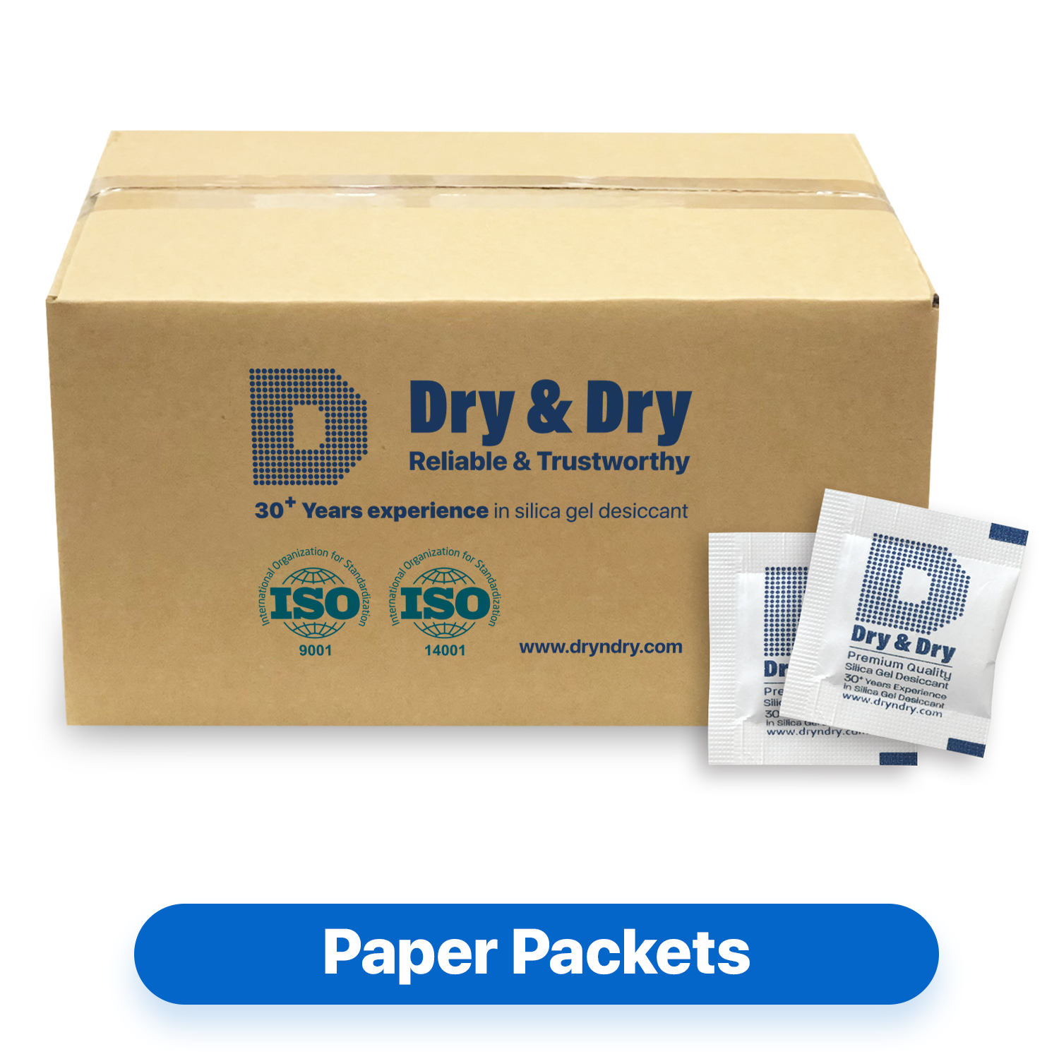 1 Gram [10,000 Packets] Premium Silica Gel Desiccant Packets - Rechargeable Paper(FDA Compliant)