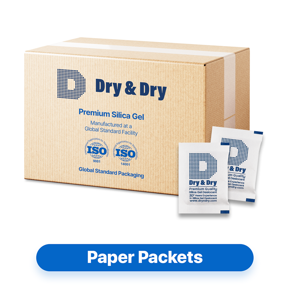 5 Gram [3,000 Packets] Premium Silica Gel Desiccant Packets - Rechargeable Paper(FDA Compliant)