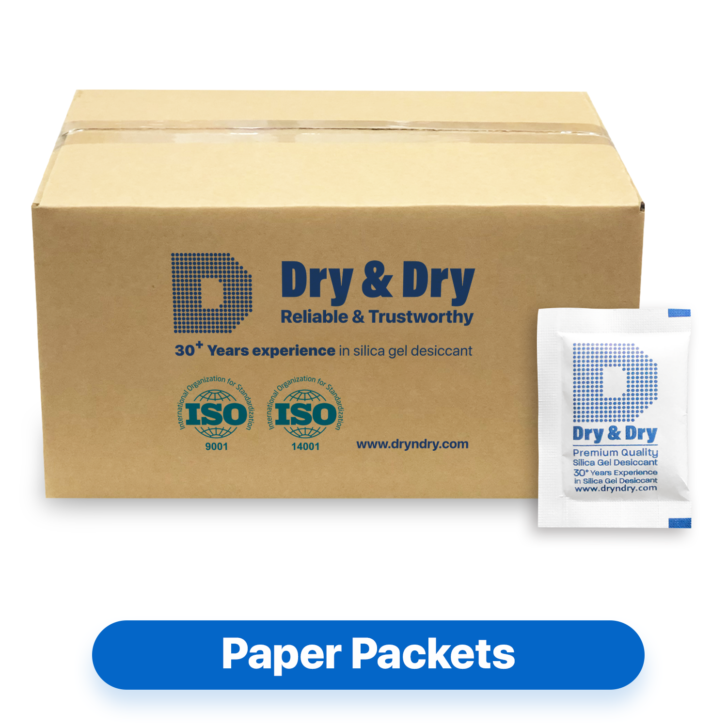 5 Gram [3,000 Packets] Premium Silica Gel Desiccant Packets - Rechargeable Paper(FDA Compliant)