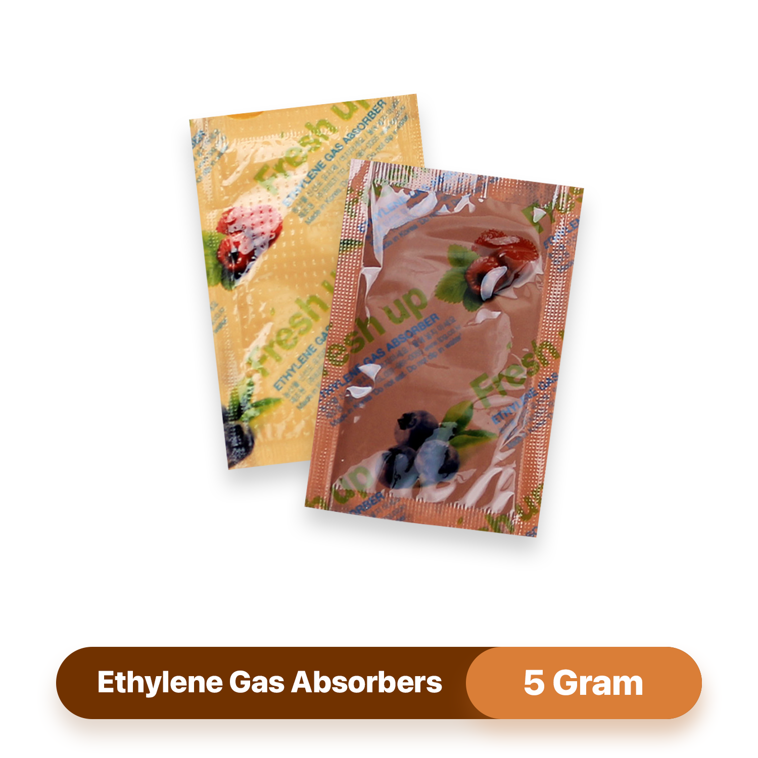 Fresh & Fresh 5 Gram (35 Pack) Premium Ethylene Gas Absorber – Easy to and Ready to use packets – Extends Freshness of Fruits, Vegetables, and Flowers