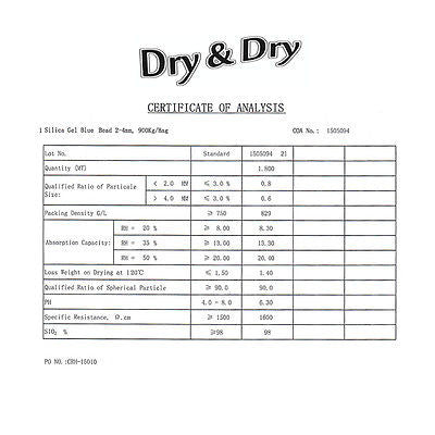 2 Gallon (14.5 LBS) "Dry & Dry" High Quality Blue & White Mixed Silica Gel Desiccant Beads - Rechargeable Beads