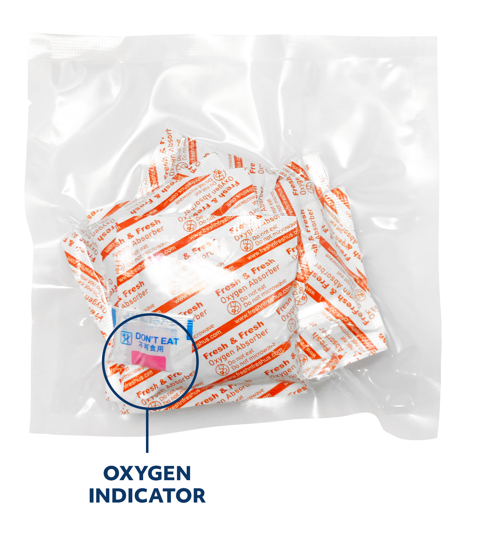 Fresh & Fresh (50 Packs) 500 CC Premium Oxygen Absorbers(5 Bag of 10 packets) - ISO 9001 & 14001 Certified Facility Manufactured